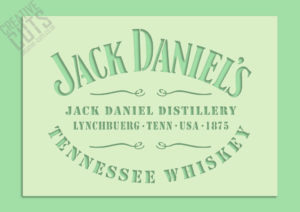 Jack Daniels Lynchburg Stencil